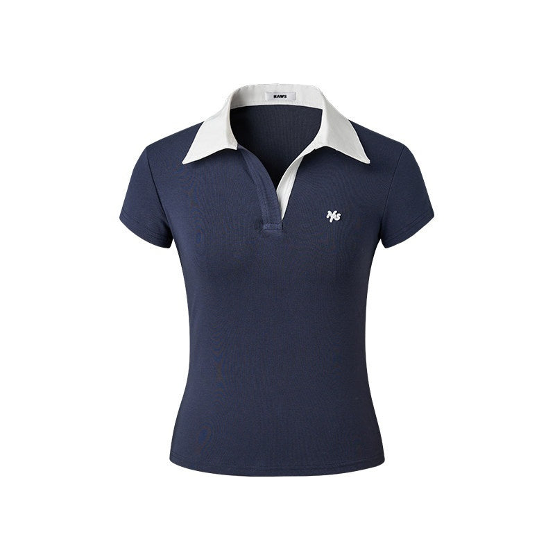 NAWSNOTAWEAR_Soft_Cotton_Slim_Henley_Neck_Casual_Women_Classic_Short_Sleeve_T-Shirts_MISSTT