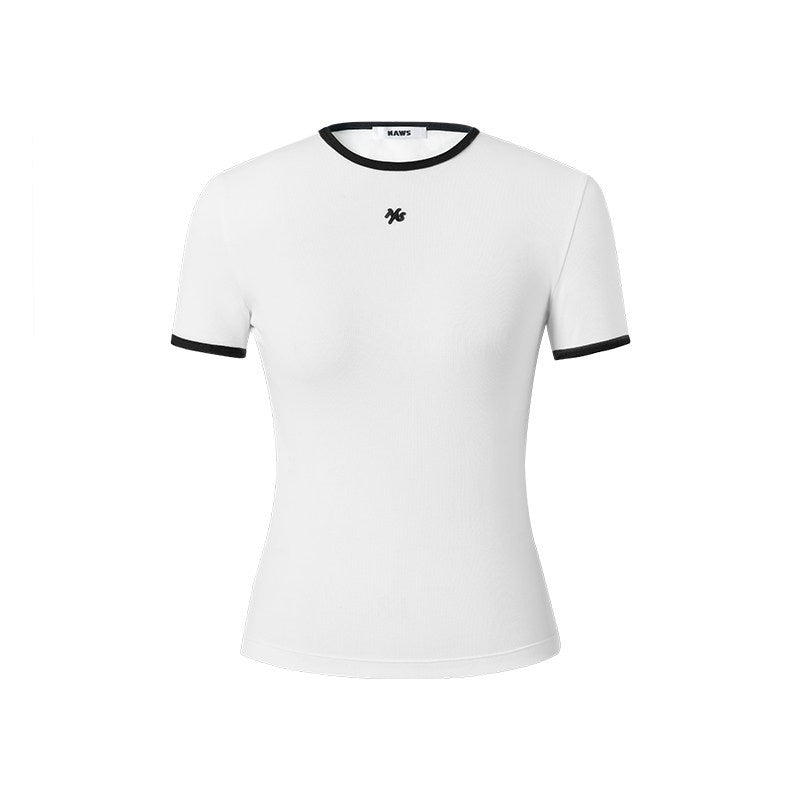NAWSNOTAWEAR_Soft_Cotton_Stretch_Casual_Slim_Fit_Crew_Neck_Women_Short_Sleeve_T-Shirts_MISSTT