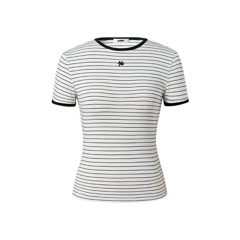 NAWSNOTAWEAR_Soft_Cotton_Stretch_Casual_Slim_Fit_Crew_Neck_Women_Short_Sleeve_T-Shirts_MISSTT
