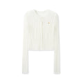 NAWSNOTAWEAR_Soft_Hollow_Knit_Slim_Fit_V-neck_Buttoned_Women_Wool_Blend_Cardigans_MISSTT