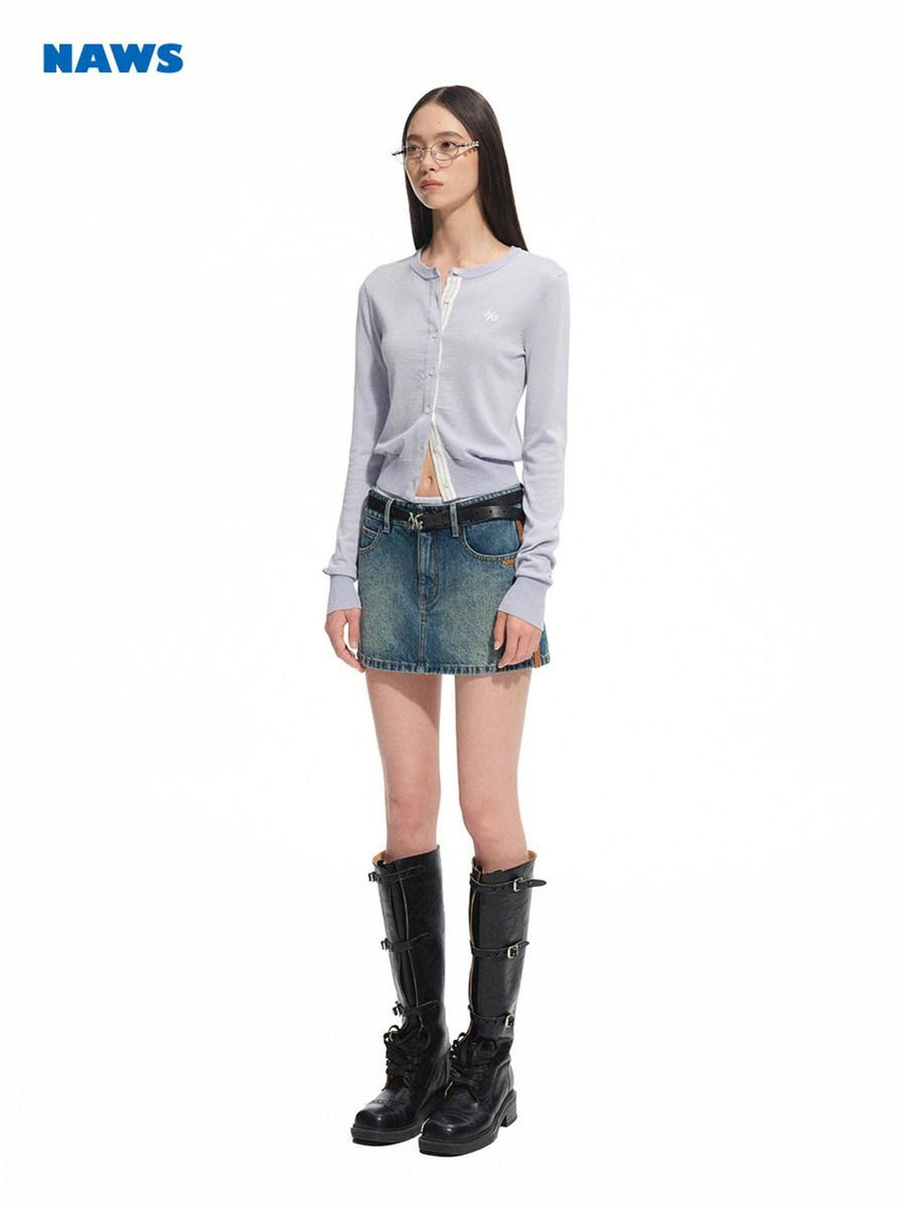NAWSNOTAWEAR Soft Lambswool Blend Oversized Commuter Button Long Sleeve Women Knit Cardigans