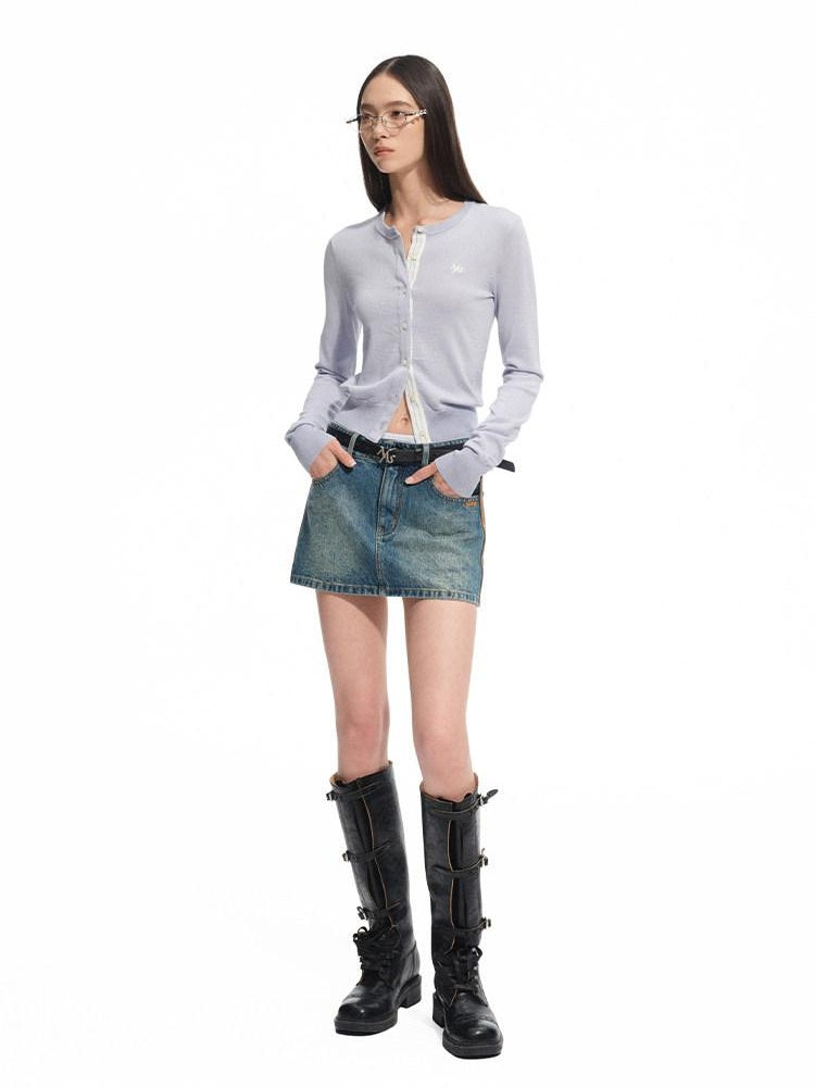 NAWSNOTAWEAR Soft Lambswool Blend Oversized Commuter Button Long Sleeve Women Knit Cardigans