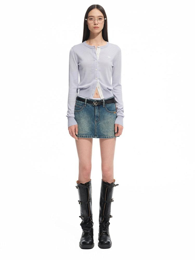 NAWSNOTAWEAR Soft Lambswool Blend Oversized Commuter Button Long Sleeve Women Knit Cardigans