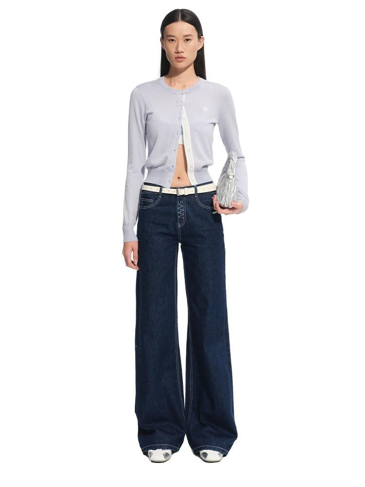 NAWSNOTAWEAR Soft Lambswool Blend Oversized Commuter Button Long Sleeve Women Knit Cardigans