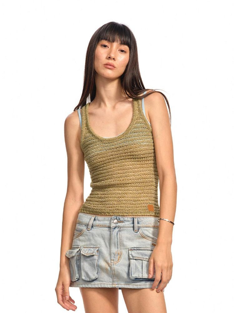 NAWSNOTAWEAR Soft Lightweight Acrylic Blend Slim Fit Racerback Casual Women Travel Tank Tops