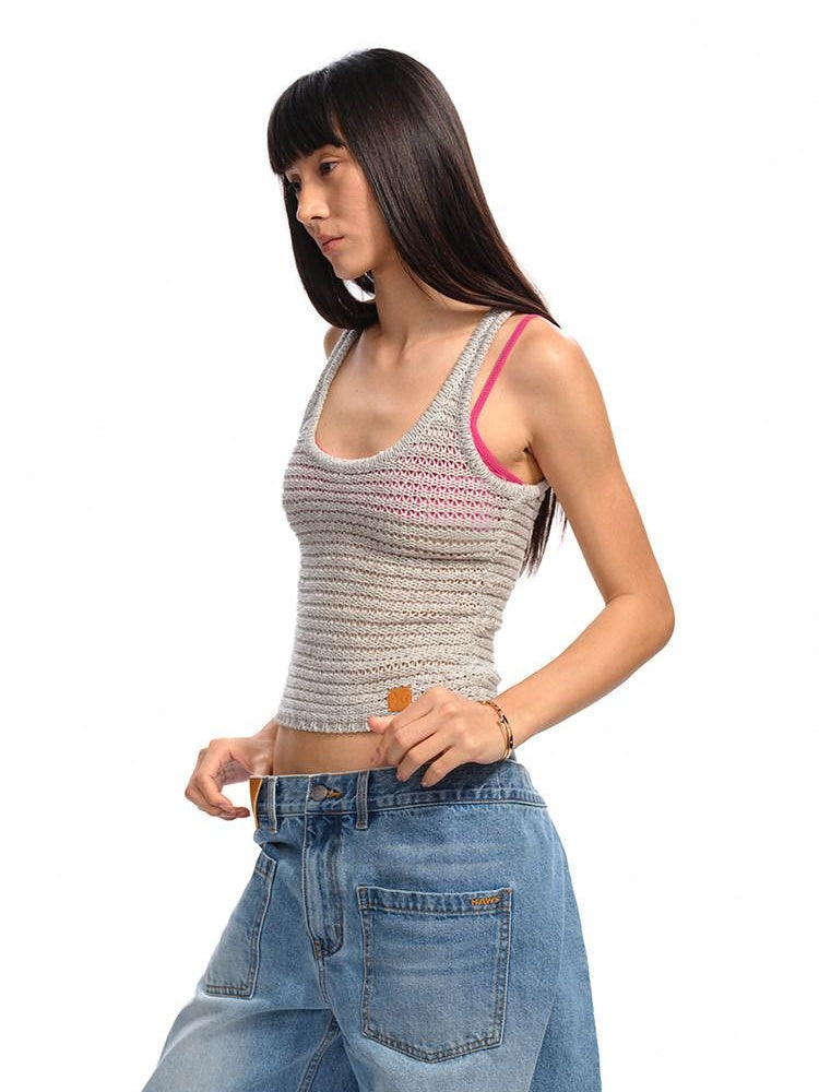 NAWSNOTAWEAR Soft Lightweight Acrylic Blend Slim Fit Racerback Casual Women Travel Tank Tops