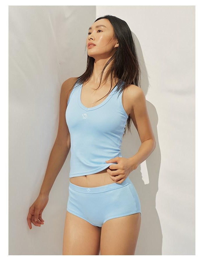 NAWSNOTAWEAR Soft Modal Stretch Original Slim Fit Strappy Women Solid Tank Tops