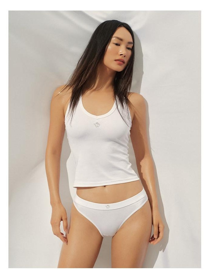 NAWSNOTAWEAR Soft Modal Stretch Original Slim Fit Strappy Women Solid Tank Tops