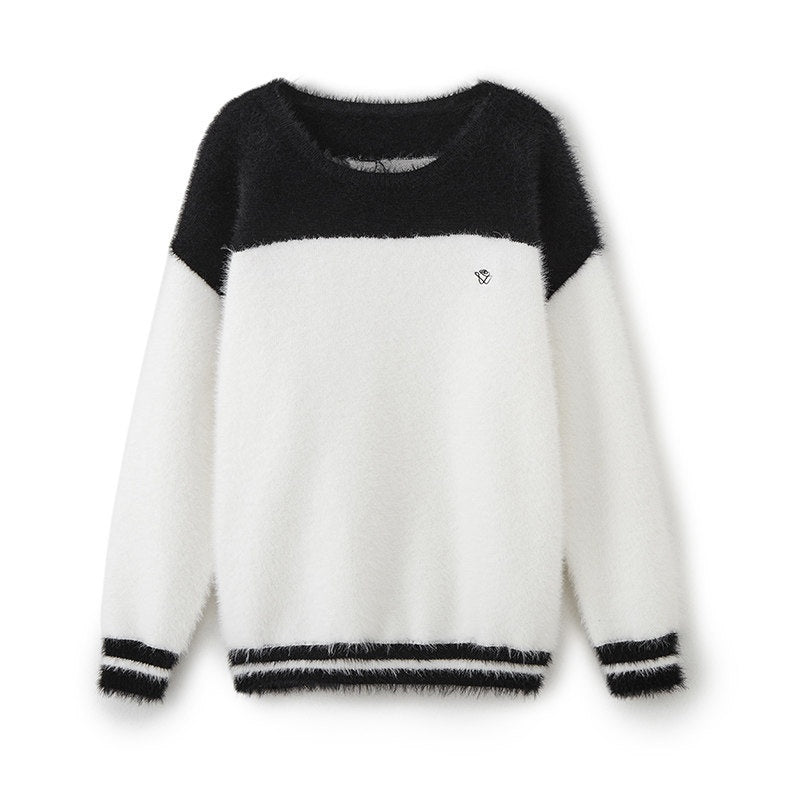 NAWSNOTAWEAR_Soft_Nylon_Blend_Pocket_Pullover_Commuter_Crewneck_Women_Knit_Sweaters_MISSTT