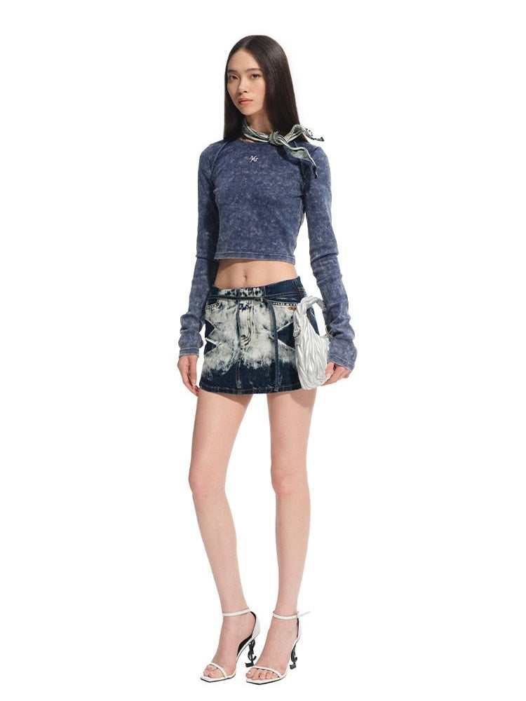 NAWSNOTAWEAR Soft Stretch Cotton Solid Slim Fit Office Chic Women Basic Long Sleeve Crop Tops
