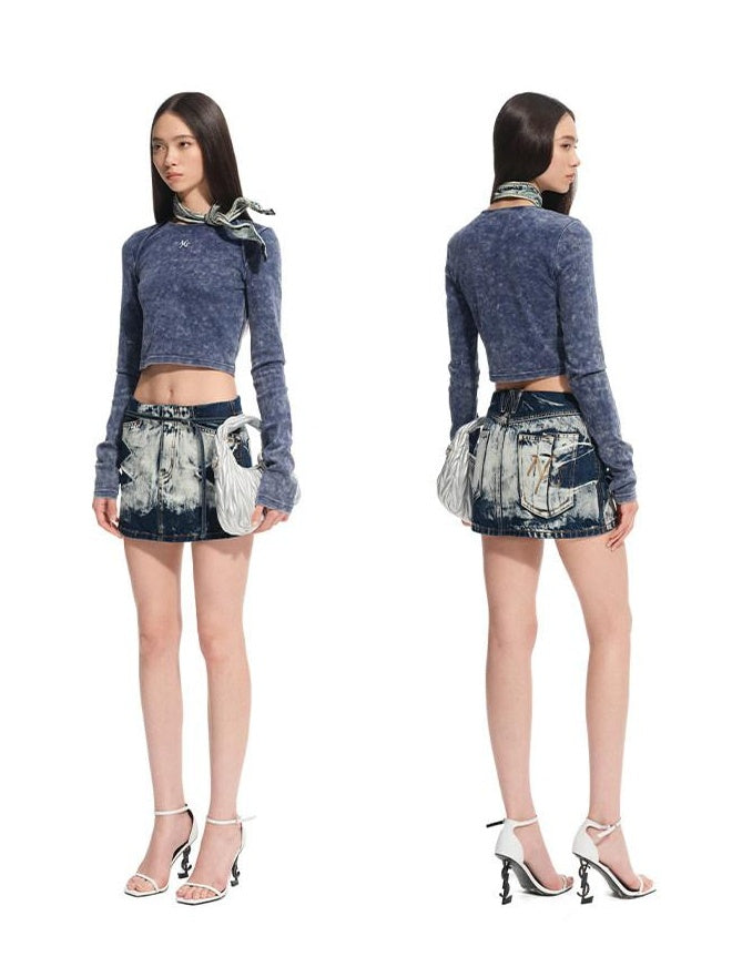 NAWSNOTAWEAR Soft Stretch Cotton Solid Slim Fit Office Chic Women Basic Long Sleeve Crop Tops