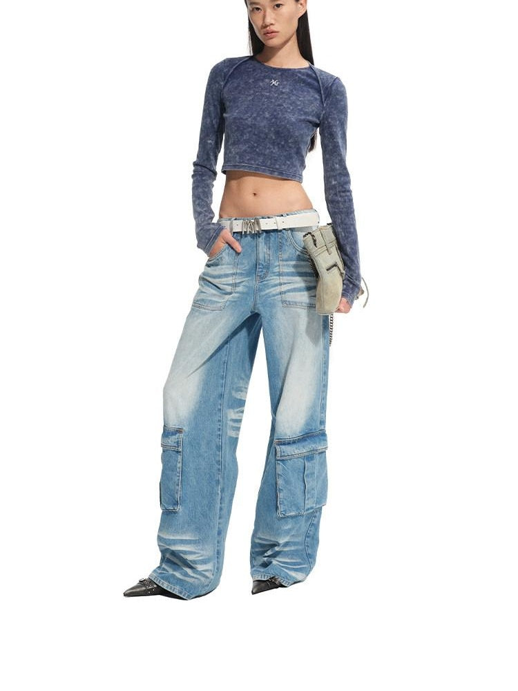 NAWSNOTAWEAR Soft Stretch Cotton Solid Slim Fit Office Chic Women Basic Long Sleeve Crop Tops