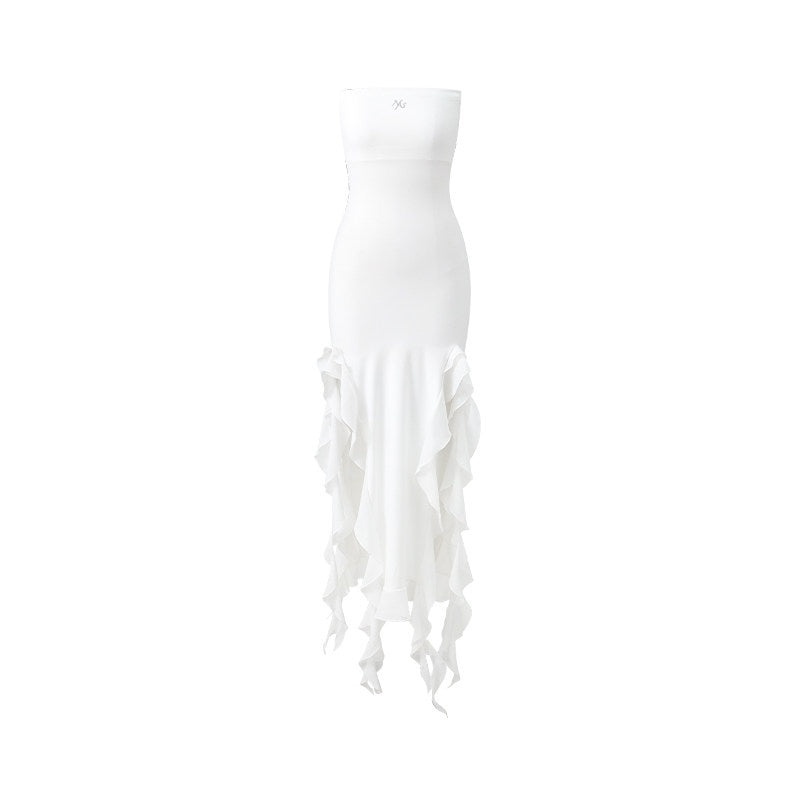 NAWSNOTAWEAR_Soft_Stretch_Fitted_Embroidered_Asymmetric_Ruffle_Strapless_White_Maxi_Dresses_MISSTT