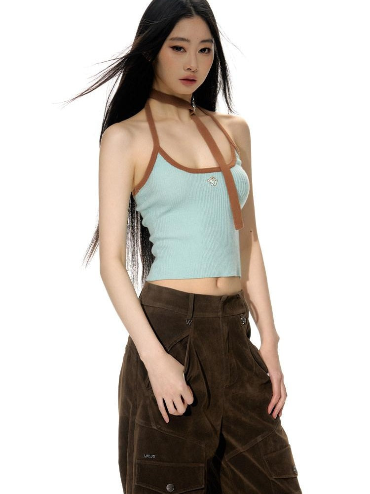 NAWSNOTAWEAR Soft Two Piece Knit Set Mid Sleeve Casual Chic Women Sea Blue Coffee Cardigans