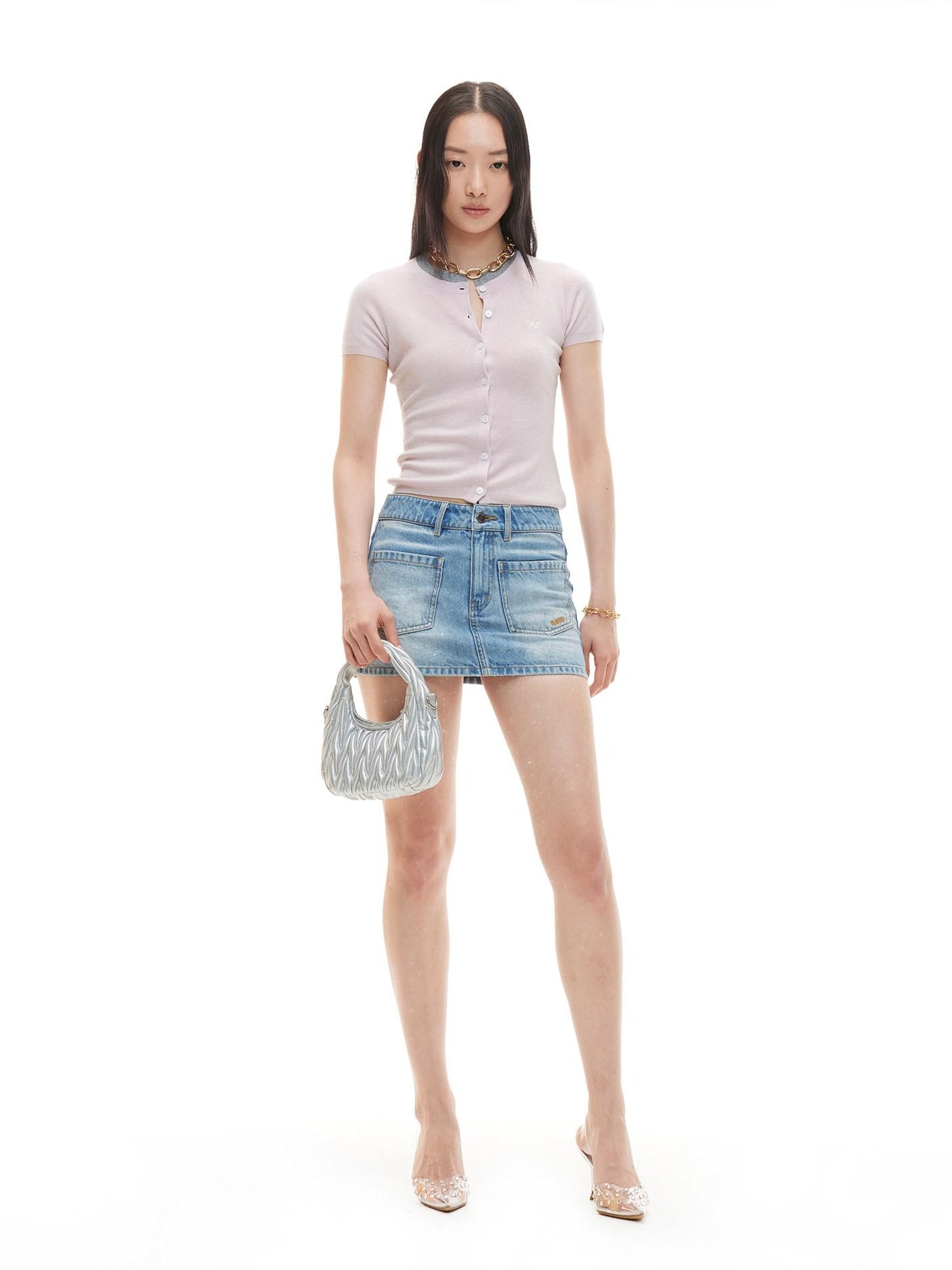 NAWSNOTAWEAR Soft Wool Blend Casual Slim Fit Women Blush Pink Short Sleeve T-Shirts