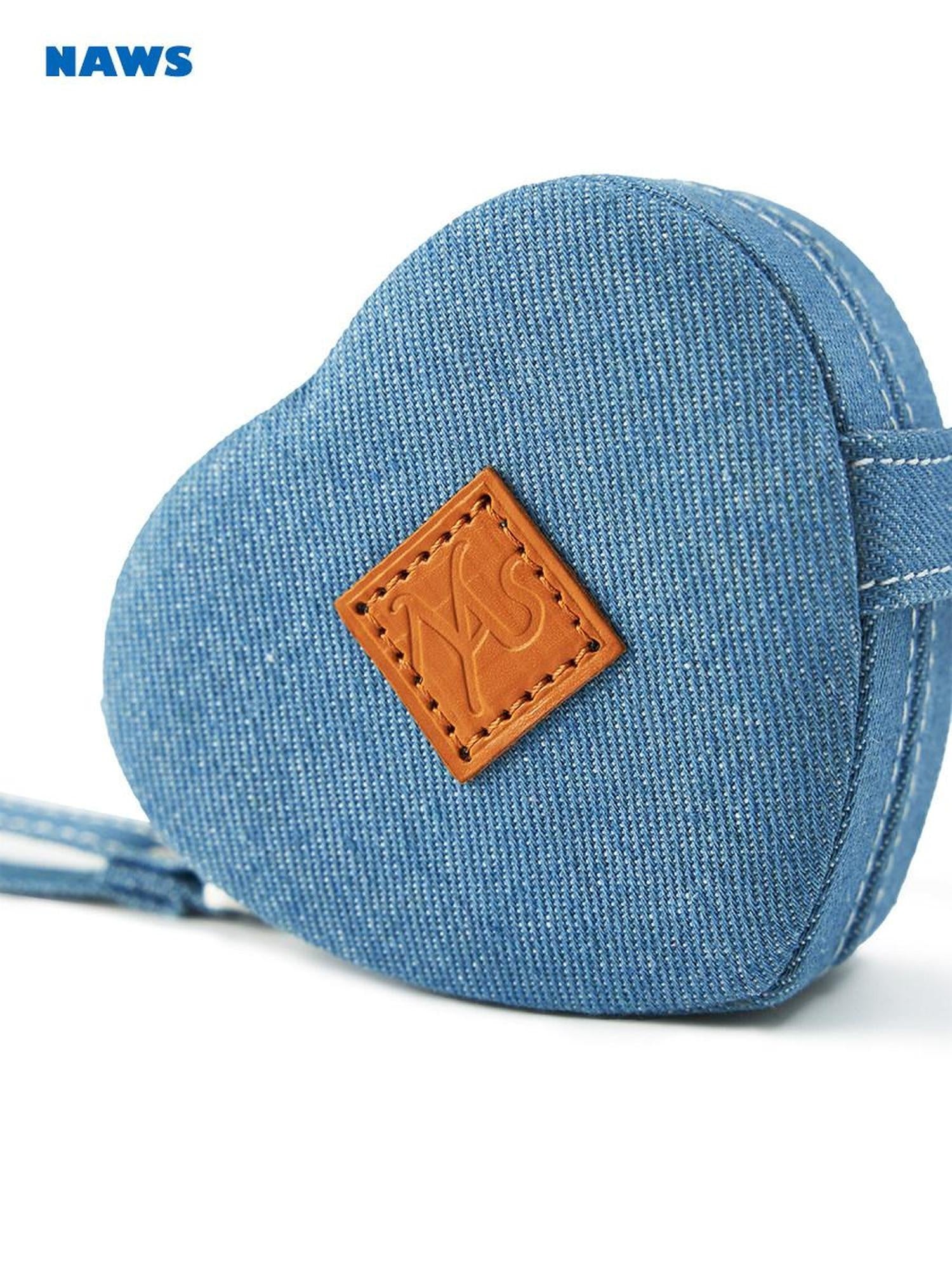 NAWSNOTAWEAR Spacious Vintage Washed Denim Blue Crossbody For Women Casual Everyday Bags