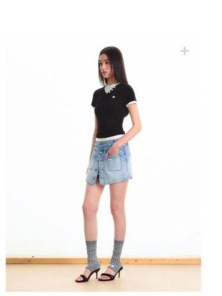 NAWSNOTAWEAR Stretch Cotton Regular Fit Young Adult Midnight Black Short Sleeve T-Shirts