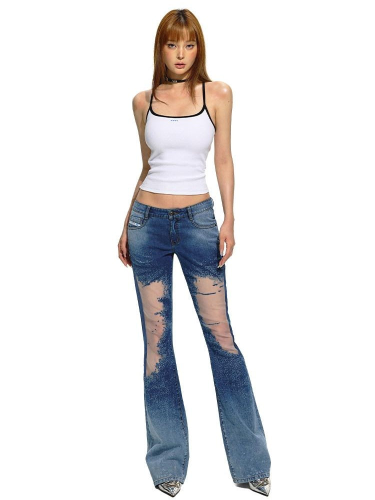 NAWSNOTAWEAR Stretch Cotton Slim Fit Cropped Racerback Womens Commuter Chic Camisoles