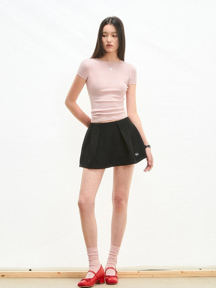 NAWSNOTAWEAR Stretch Mid Waist Denim Office Casual Women Polyester Spandex Mini Skirts