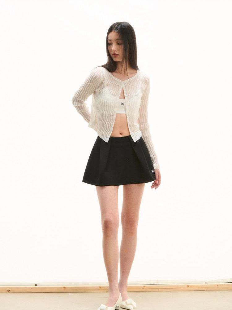 NAWSNOTAWEAR Stretch Mid Waist Denim Office Casual Women Polyester Spandex Mini Skirts