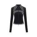 NAWSNOTAWEAR_Stretch_Nylon_Spandex_Slim_Fit_Topstitch_Stand_Collar_Zip_Front_Cropped_Jackets_MISSTT