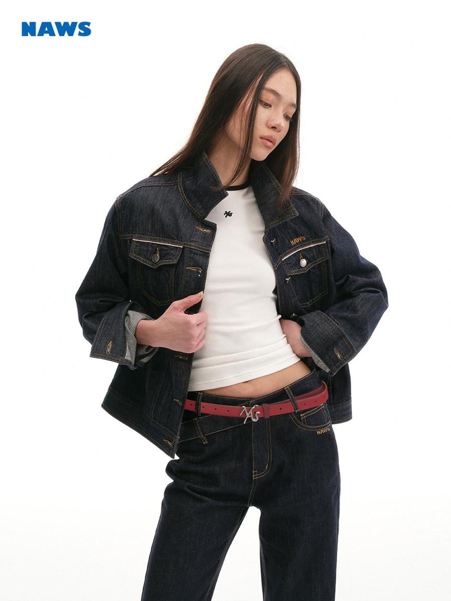 NAWSNOTAWEAR Top Grain Leather Versatile Hot Red Waistband Women Adjustable 110Cm Belts