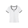 NAWSNOTAWEAR_Ultra_Thin_Breathable_Slim_Fit_Contrast_Crewneck_Women_Short_Sleeve_T-Shirts_MISSTT