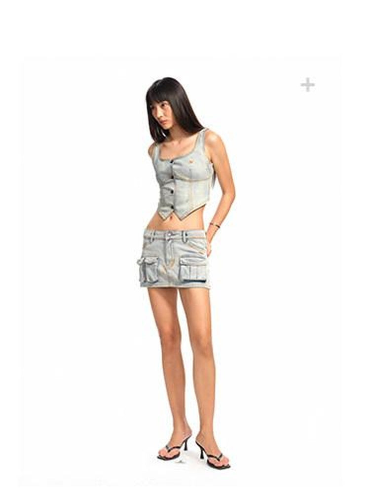 NAWSNOTAWEAR Versatile Distressed Slim Fit Racerback Women Cotton Blend Porcelain White Vests