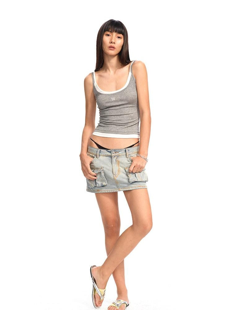 NAWSNOTAWEAR Versatile Lyocell Blend Slim Fit Spaghetti Strap Women Layering Camisoles