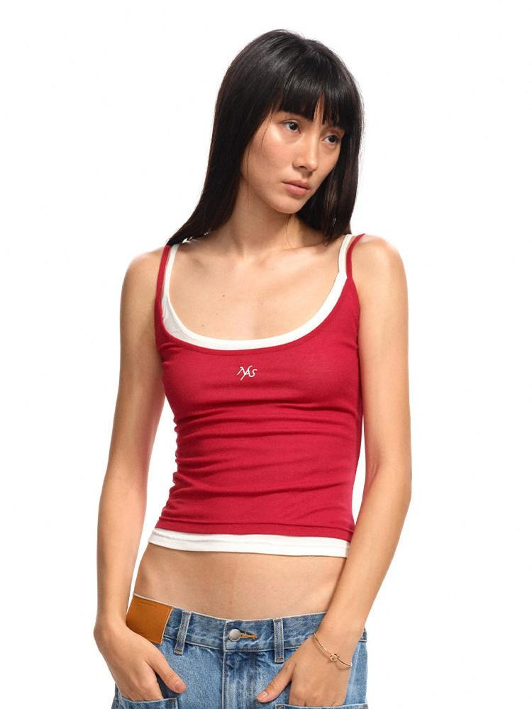 NAWSNOTAWEAR Versatile Lyocell Blend Slim Fit Spaghetti Strap Women Layering Camisoles
