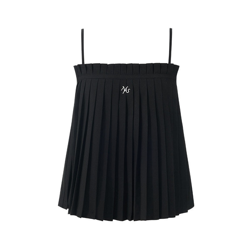 NAWSNOTAWEAR_Versatile_Ruched_Tie_Front_Loose_Cropped_Layering_For_Women_Polyester_Camisoles_MISSTT