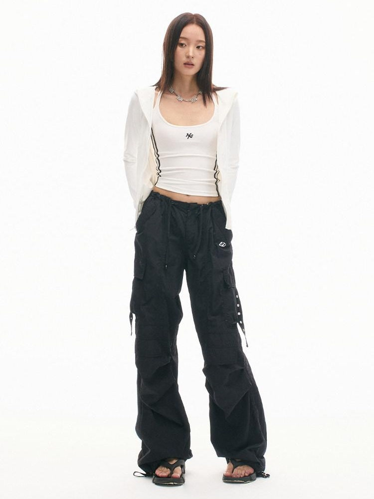 NAWSNOTAWEAR Versatile Slim Fit Stretch Spaghetti Strap Cropped For Women Basic Camisoles