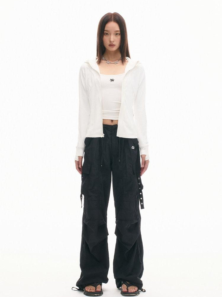 NAWSNOTAWEAR Versatile Slim Fit Stretch Spaghetti Strap Cropped For Women Basic Camisoles