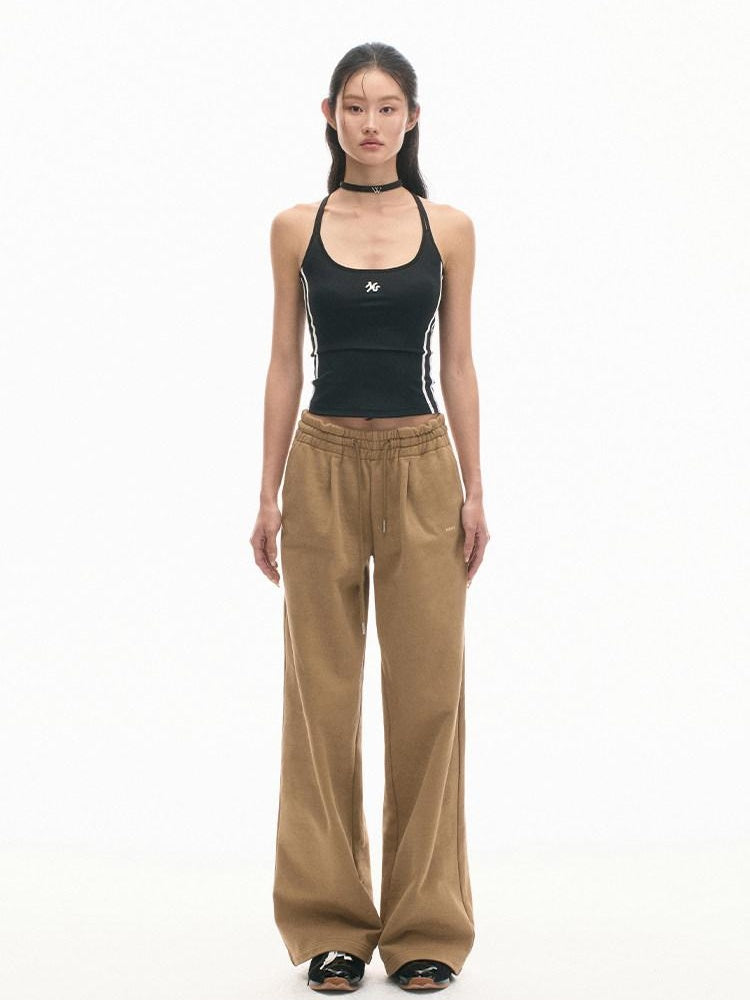 NAWSNOTAWEAR Versatile Slim Fit Stretch Spaghetti Strap Cropped For Women Basic Camisoles