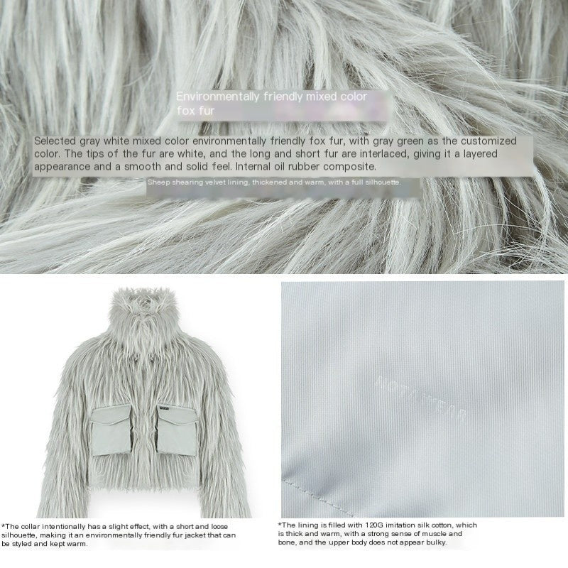 NAWSNOTAWEAR_Vertical_Fur_Trim_Cropped_Long_Sleeve_Women_Moonstone_Gray_Leather_Jackets_MISSTT