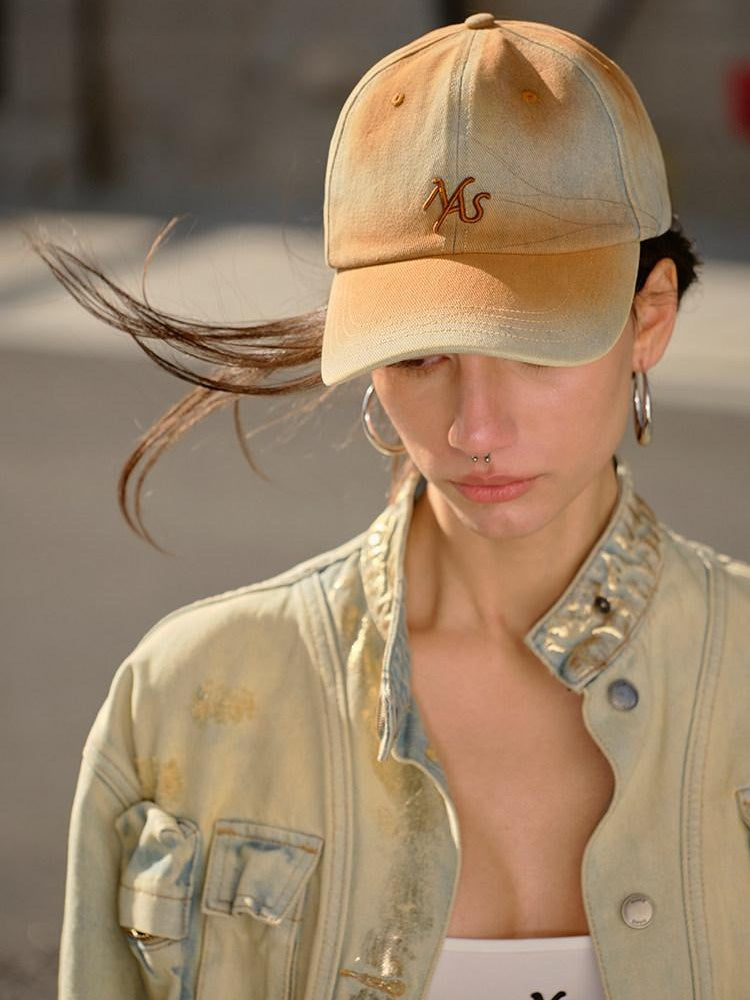 NAWSNOTAWEAR Vibrant Golden Sulfur Yellow Lightweight Casual Unisex Baseball Style Caps