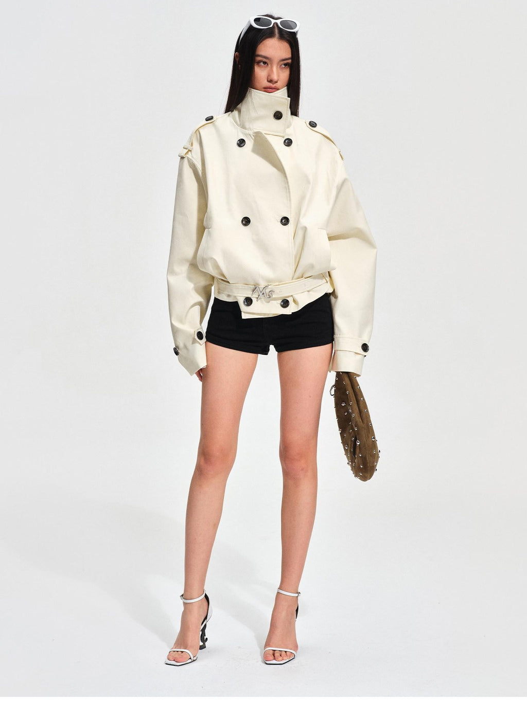 NAWSNOTAWEAR Warm Cotton Blend Oversized Casual Button Long Sleeve Women Camel Trench Coats