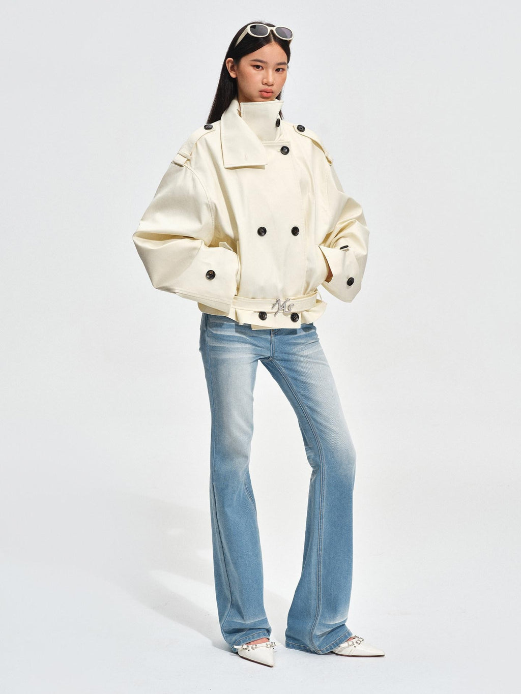 NAWSNOTAWEAR Warm Cotton Blend Oversized Casual Button Long Sleeve Women Camel Trench Coats