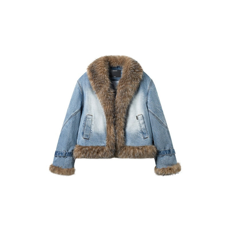 NAWSNOTAWEAR_Warm_Fur_Trim_Vintage_Loose_Lapel_Long_Sleeve_Women_Ink_Blue_Puffer_Jackets_MISSTT