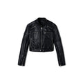 NAWSNOTAWEAR_Warm_Thick_Pu_Leather_Short_Zip_Moto_Youth_Dark_Night_Black_Leather_Jackets_MISSTT