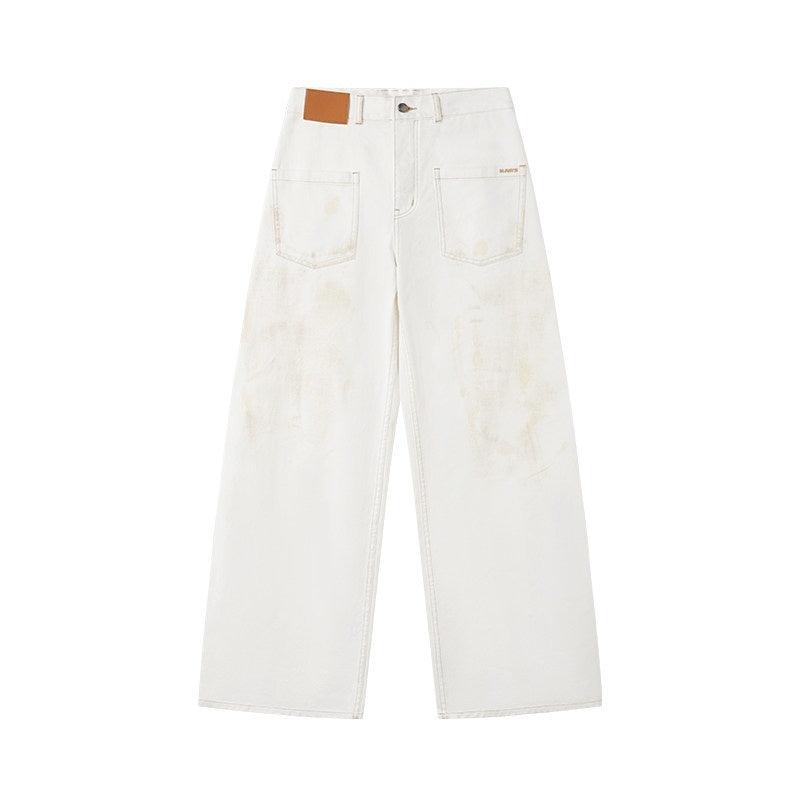 NAWSNOTAWEAR_Washed_Cotton_Low_Rise_Loose_Fit_Button_Fly_For_Women_Snow_White_Wide_Leg_Jeans_MISSTT