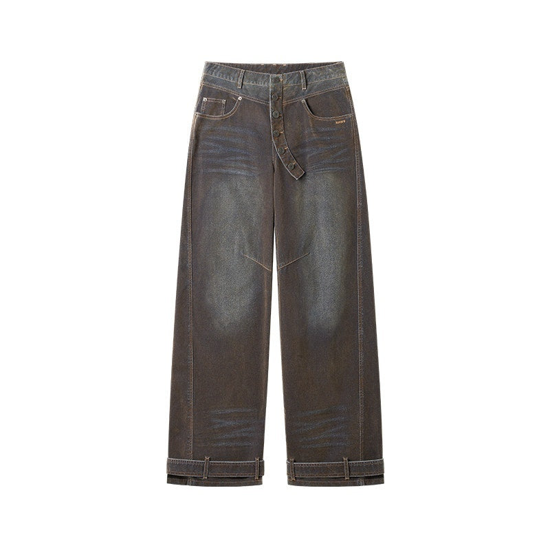 NAWSNOTAWEAR_Washed_Vintage_Low_Rise_Pocket_Cotton_Button_Fly_Tea_Brown_Women_Wide_Leg_Jeans_MISSTT