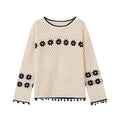 SOMESOWE_Soft_Acrylic_Loose_Openwork_Knit_Pullover_Women_Casual_Round_Neck_Beige_Sweaters_MISSTT
