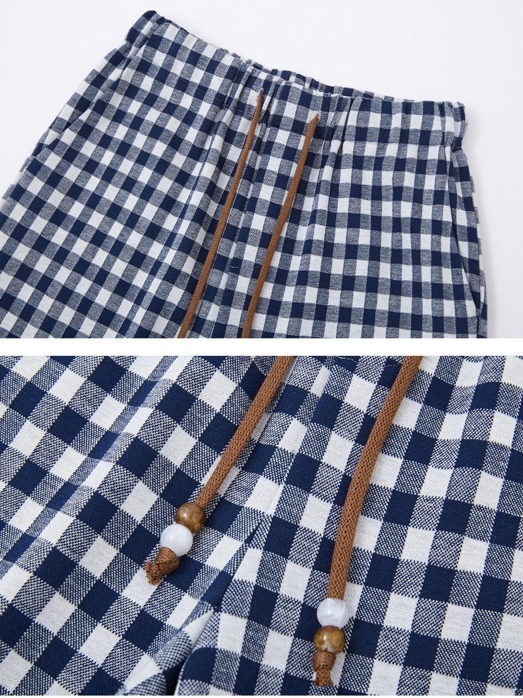 SOMESOWE Stretch Viscose Casual Cuffed Drawstring Natural Waist Unisex Wide Leg Pants