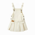DeleteEx_Light_Beige_Loose_Fit_Ins_Spaghetti_Strap_Sleeveless_Women_Citywalk_Mini_Dresses_MISSTT