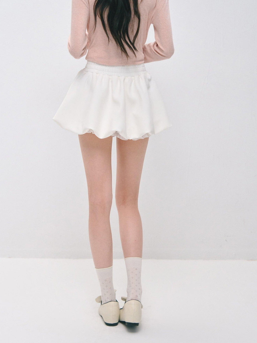 SOMESOWE Sexy Ruffled Pleated Lined Tiered Cake Mid Waist Loose Women Casual Mini Skirts