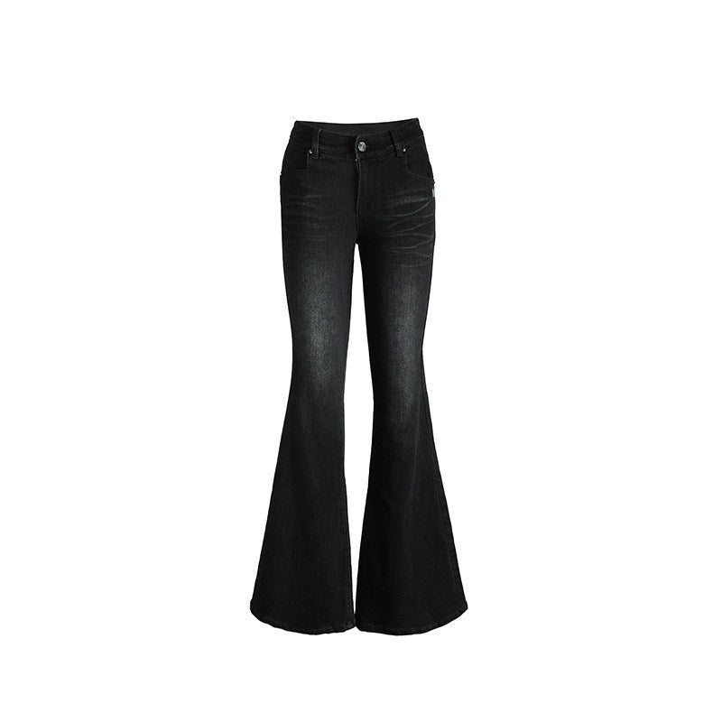 DeleteEx_Washed_Low_Rise_Classic_Fit_Women_Dark_Blue_Non_Stretch_Flared_Jeans_MISSTT
