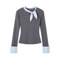 SOMESOWE_Viscose_Cotton_Blend_Loose_Commuter_Crewneck_Patchwork_Gray_Long_Sleeve_T-Shirts_MISSTT