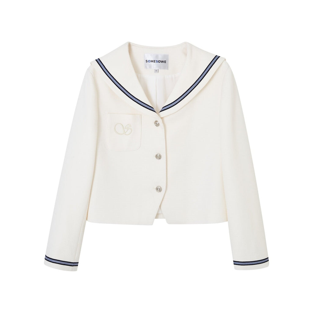 SOMESOWE_Shape_Retention_Navy_Inspired_Tweed_Relaxed_Stand_Collar_Women_White_Short_Coat_MISSTT