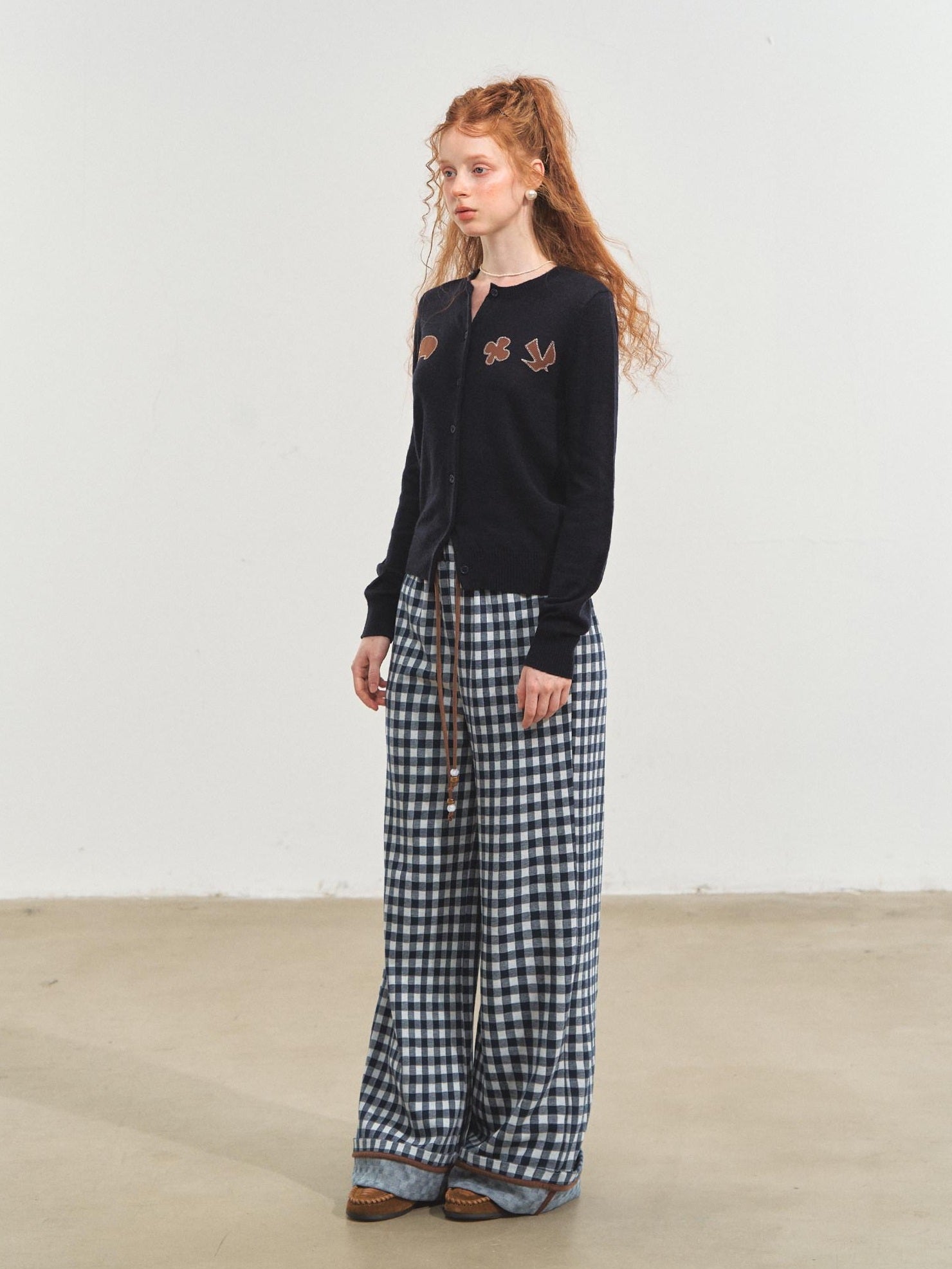 SOMESOWE Stretch Viscose Casual Cuffed Drawstring Natural Waist Unisex Wide Leg Pants